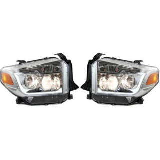 2014-2015 Toyota Tundra Projector Head Light Set, Assembly, Halogen.