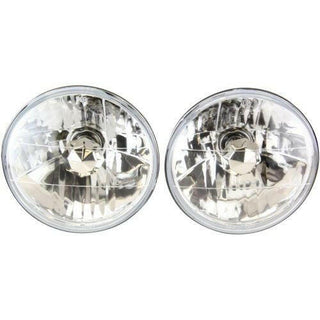 2002-2006 Hummer H1 Head Light, Round, w/ Light Bulb.