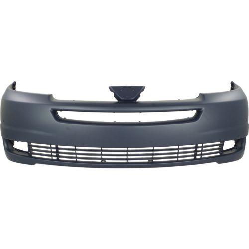 2004-2005 Toyota Sienna Front Bumper Cover, Primed, w/Park Assist Sensor - Classic 2 Current Fabrication