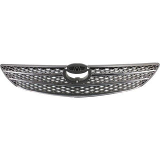 2002-2004 Toyota Camry Grille, Chrome/Silver Gray Insert - Classic 2 Current Fabrication