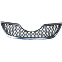 2007-2009 Toyota Camry Grille, Painted-Black SE Model.