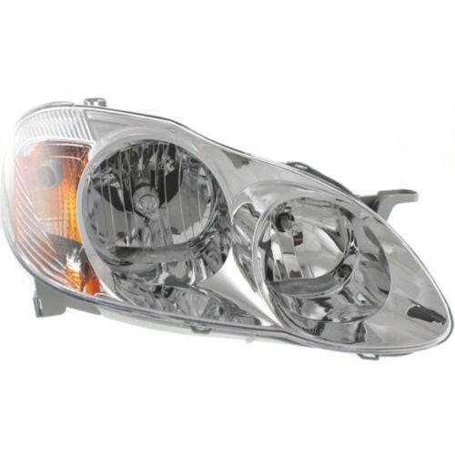 2003-2004 Toyota Corolla Head Light RH, Assembly, CE/LE Models - Capa.