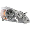 2003-2004 Toyota Corolla Head Light RH, Assembly, CE/LE Models - Capa.