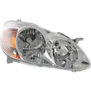 2003-2004 Toyota Corolla Head Light RH, Assembly, CE/LE Models - Capa.