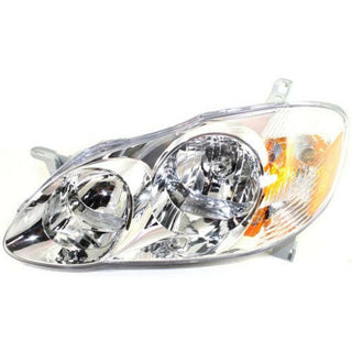 2003-2004 Toyota Corolla Head Light LH, Assembly, CE/LE Models - Capa.