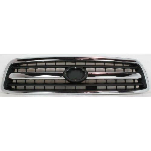 2000-2002 Toyota Tundra Grille, Chrome Shell/Black.