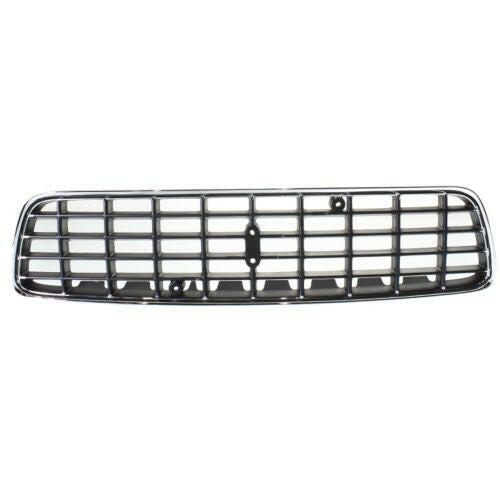 2001-2004 Volvo S60 Grille, Chrome Shell/gold Insert.
