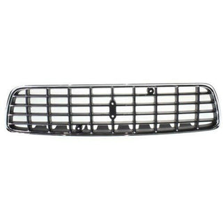 2001-2004 Volvo S60 Grille, Chrome Shell/gold Insert.