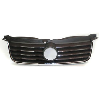 2001-2005 Volkswagen Passat Grille, Chrome Shell/Black - Classic 2 Current Fabrication