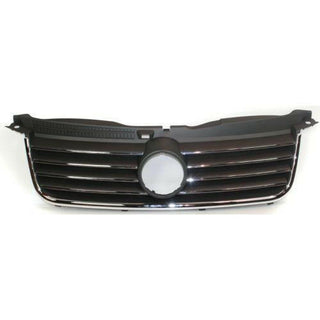 2001-2005 Volkswagen Passat Grille, Chrome Shell/Black.