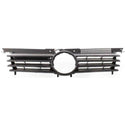 2001-2005 Volkswagen Jetta Grille, Chrome Shell/Black.