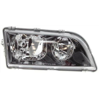 2000-2002 Volvo S40 Head Light RH, Assembly, Black Interior.