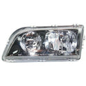 2000-2002 Volvo S40 Head Light LH, Assembly, Black Interior.