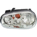 2002-2006 Volkswagen Golf Head Light LH, Assembly, With Out Fog Lamps.