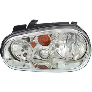 2002-2006 Volkswagen Golf Head Light LH, Assembly, With Out Fog Lamps.