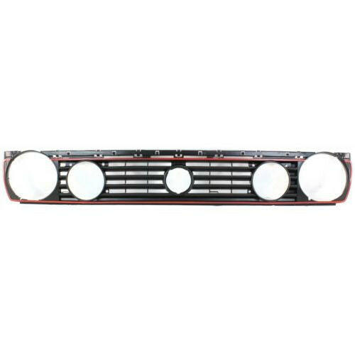 1990-1992 Volkswagen Golf Grille, Black, GTI.