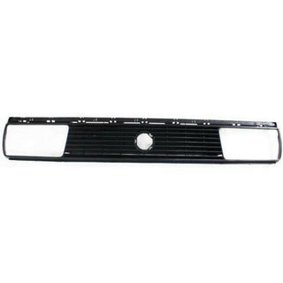 1985-1987 Volkswagen Golf Grille, Painted-Black.