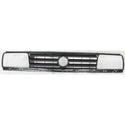 1988-1992 Volkswagen Jetta Grille, Painted-Black.
