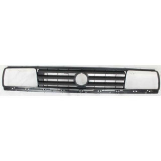 1988-1992 Volkswagen Jetta Grille, Painted-Black.