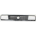 1988-1992 Volkswagen Golf Grille, Painted-Black.