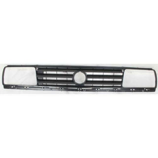 1988-1992 Volkswagen Golf Grille, Painted-Black.