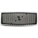 1990-1993 Volvo 240 Grille, Chrome Shell/primed Insert.