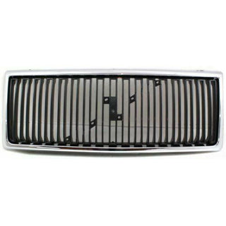1990-1993 Volvo 240 Grille, Chrome Shell/primed Insert.