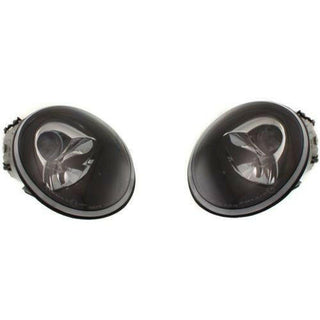 1998-2005 Volkswagen Beetle Clear Head Light, Assembly, With Out Turbo.